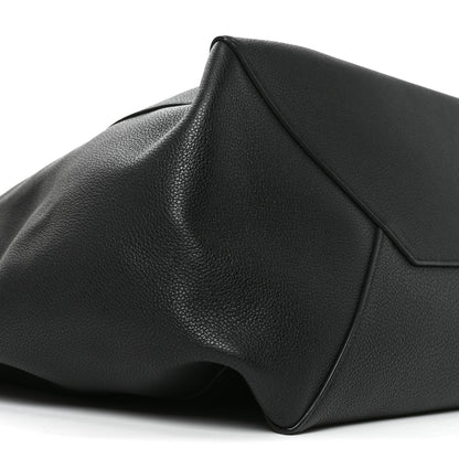Celine Soft Grained Calfskin Medium Belt Cabas Phantom Black 8 of 9