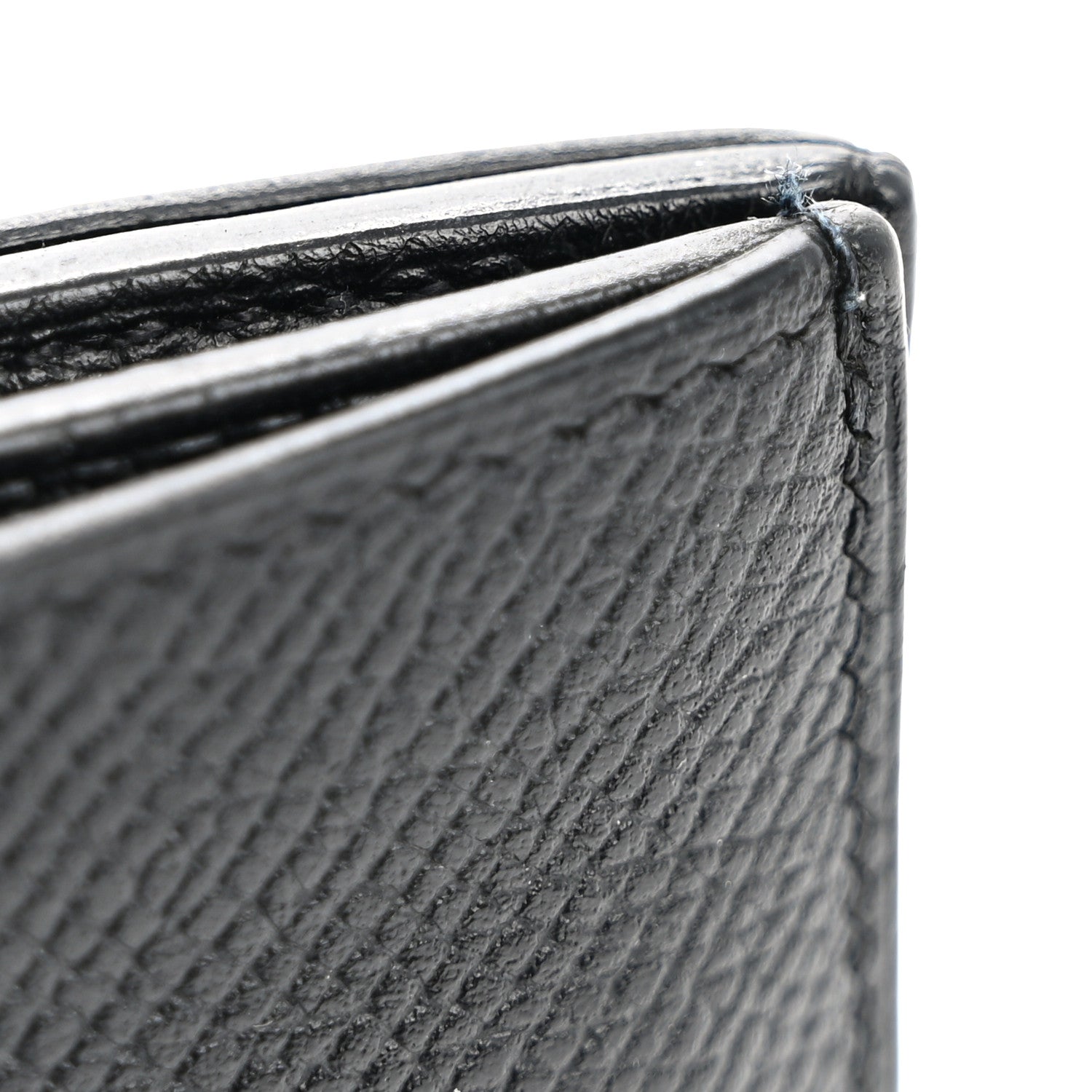 Hermes Epsom Bearn Compact Wallet Black 8 of 13