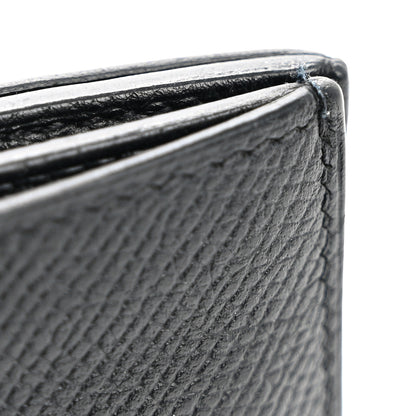 Hermes Epsom Bearn Compact Wallet Black 8 of 13