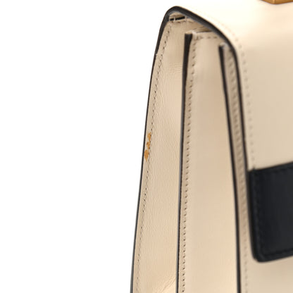 Gucci Calfskin Bamboo Web Medium Dionysus Top Handle Bag White Blue Hibiscus Red 13 of 13