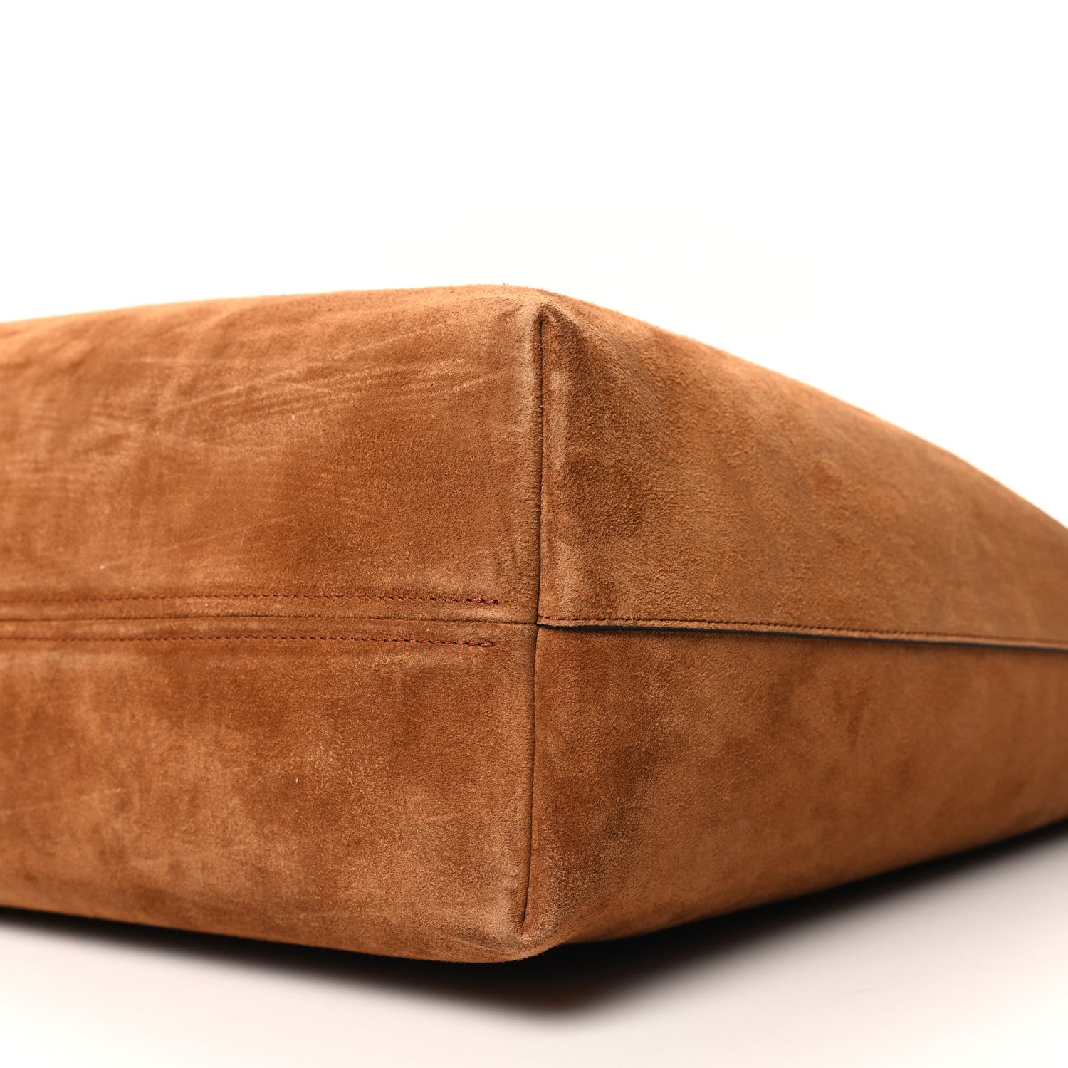 Chloe Suede Medium Marcie Tote Caramel 9 of 9