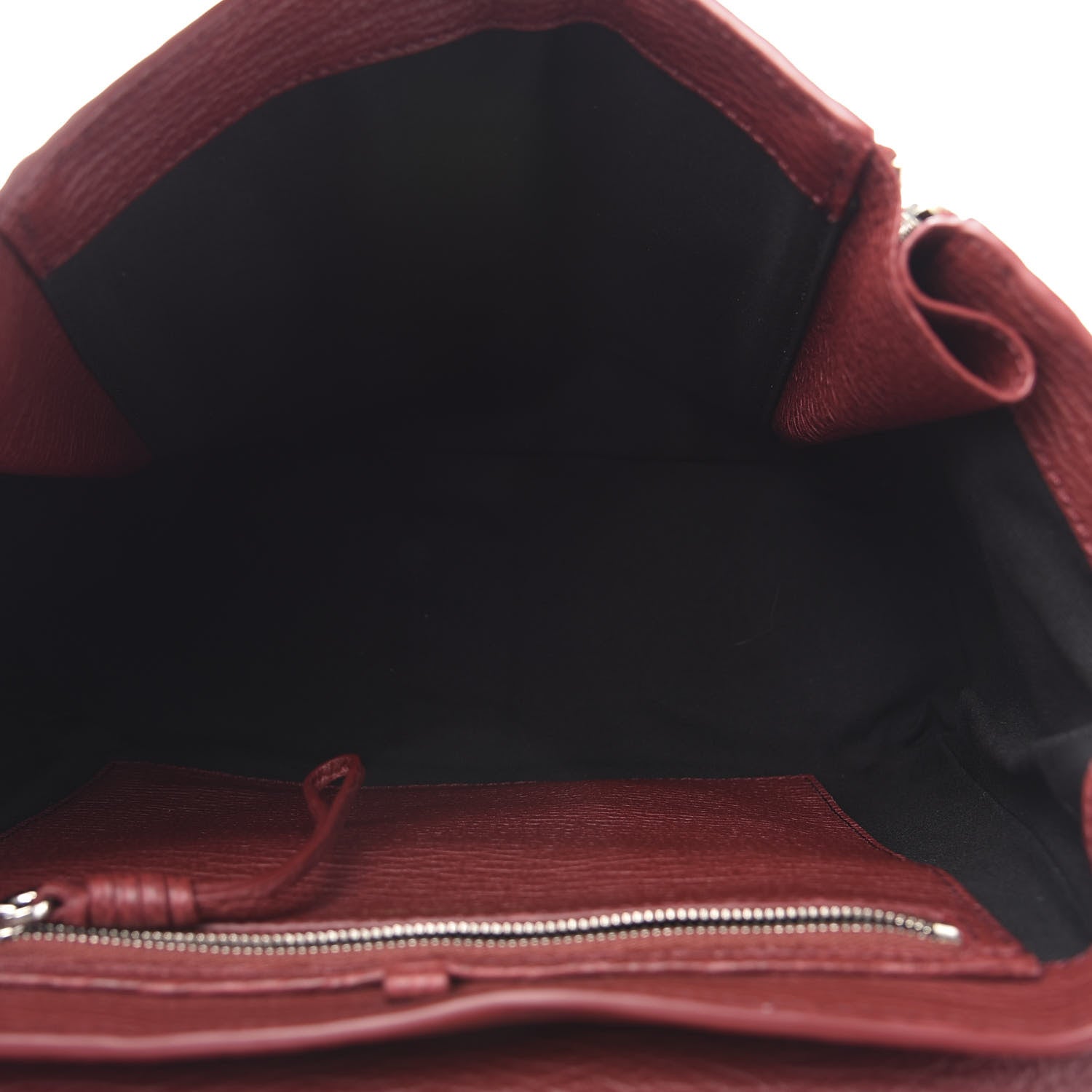 3.1 Phillip Lim 3.1 Textured Calfskin Medium Pashli Satchel Oxblood 5 of 10