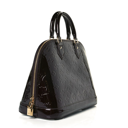 Louis Vuitton Vernis Alma PM Amarante 2 of 6
