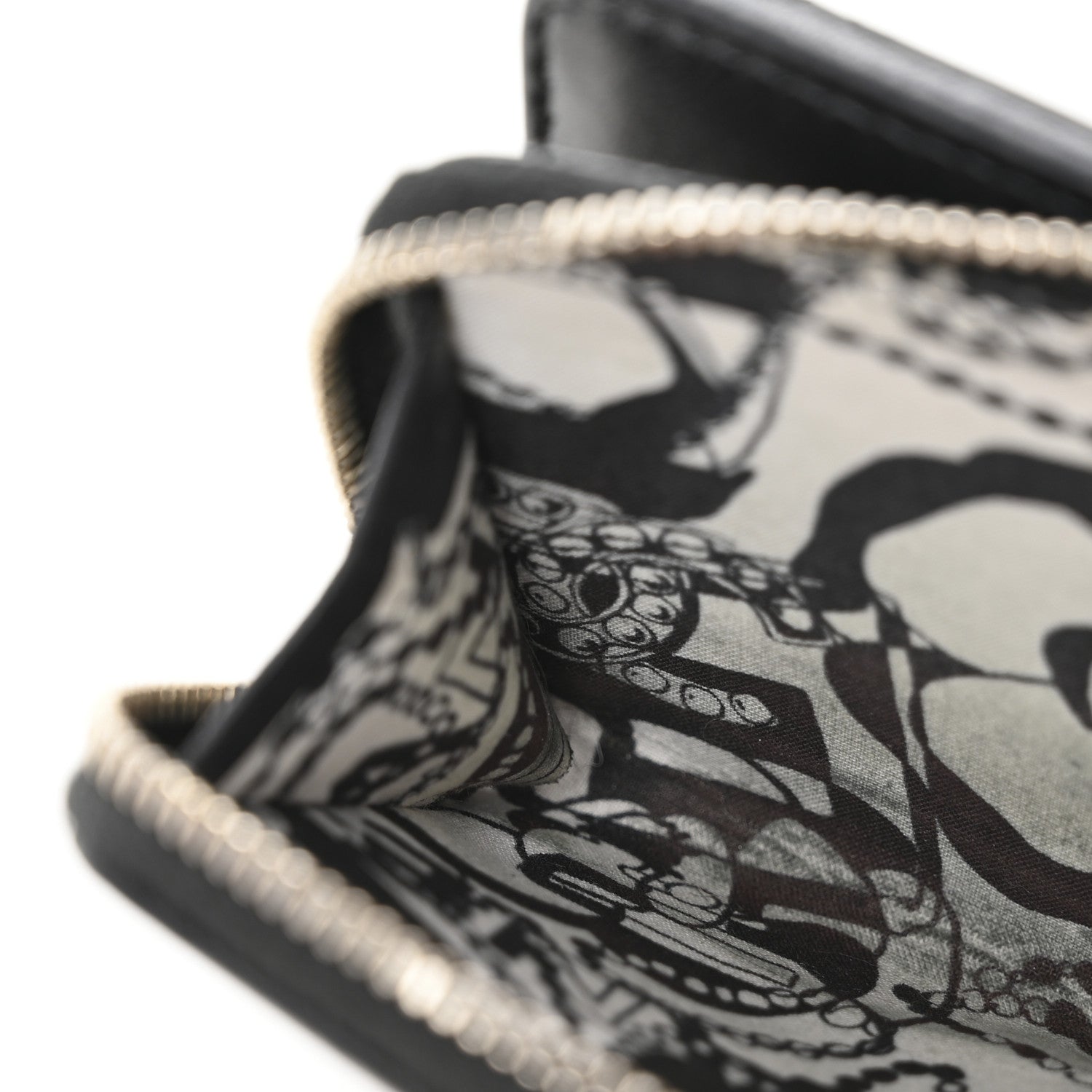 Chanel Lambskin Quilted Compact Zipped Wallet Black 8 of 11