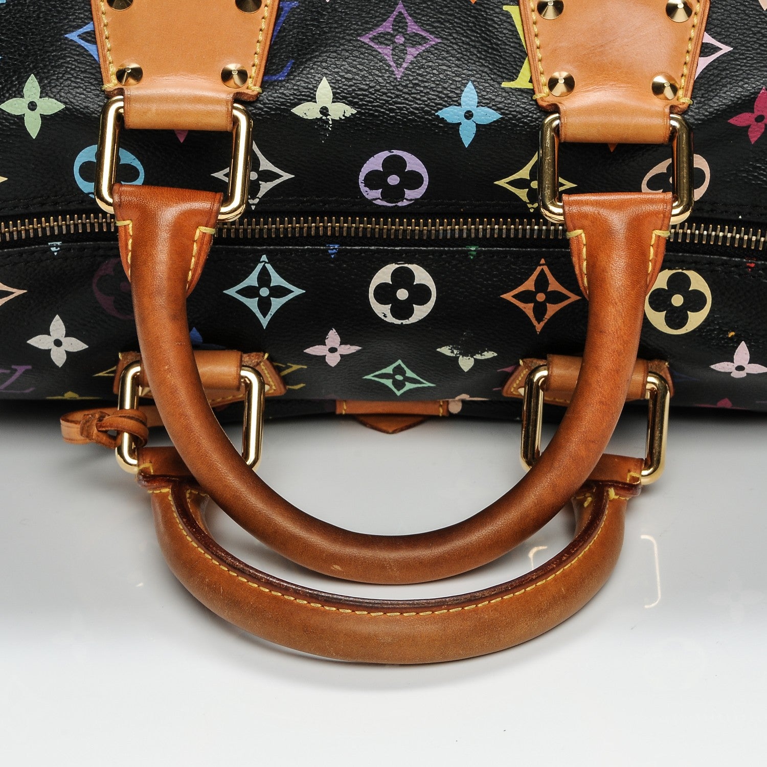 Louis Vuitton Monogram Multicolor Speedy 30 Black 8 of 10
