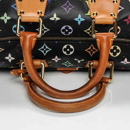 Louis Vuitton Monogram Multicolor Speedy 30 Black 8 of 10