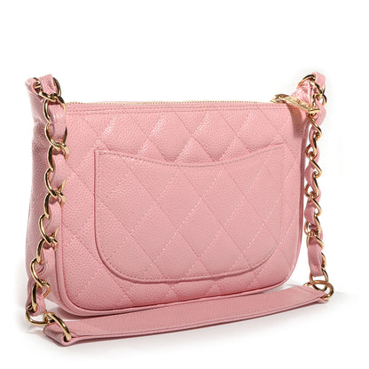 Chanel Caviar Quilted Timeless Shoulder Bag Pink 4 of 8