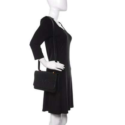 Versace Calfskin Tribute X Shoulder Bag Black 2 of 10