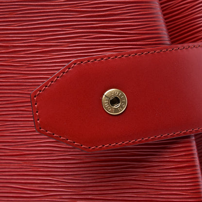 Louis Vuitton Epi Sac D'Epaule Castillan Red 8 of 9
