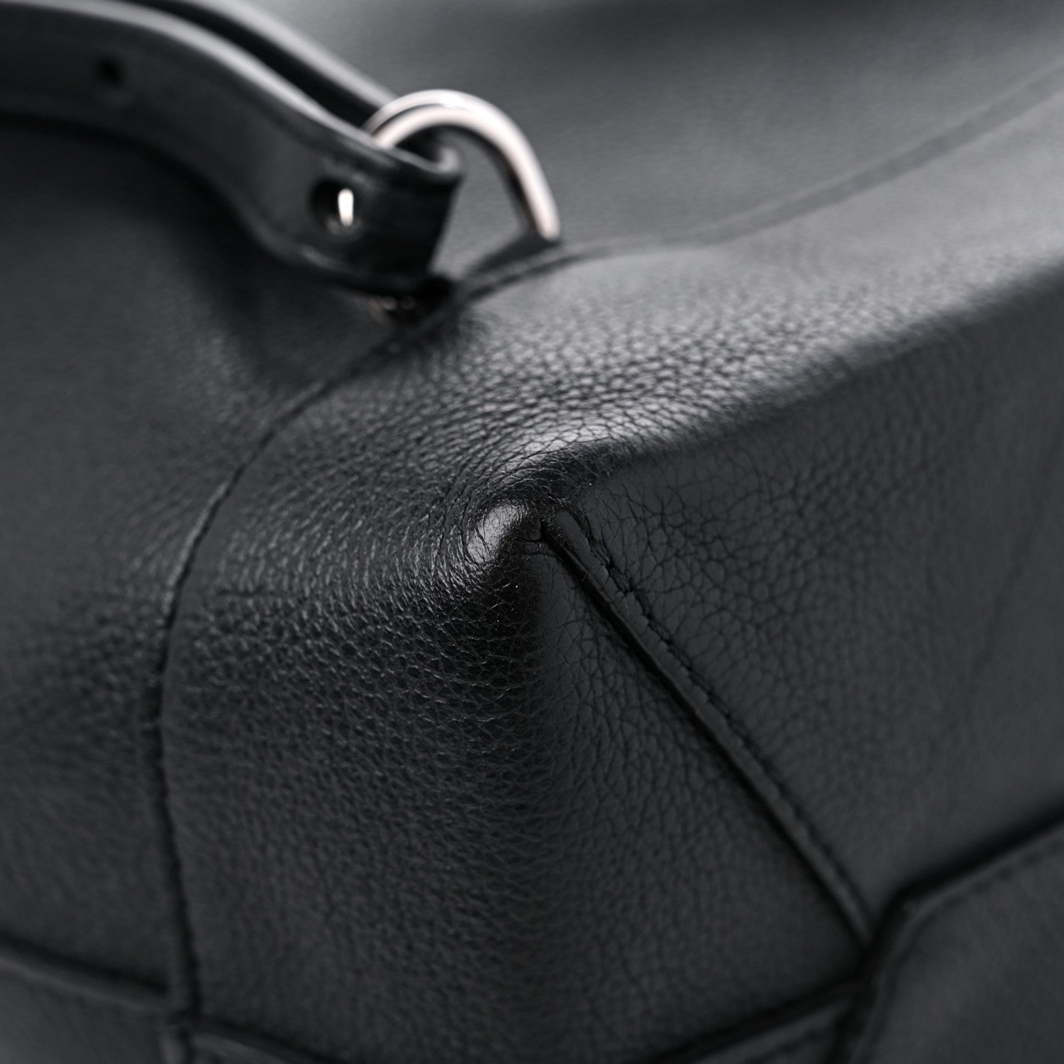 Louis Vuitton Calfskin Lockme Backpack Black 9 of 13