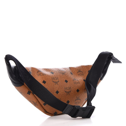 MCM Visetos Waist Bag Black Cognac 3 of 7