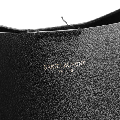Saint Laurent Calfskin Large Shopping Tote Black 6 of 7