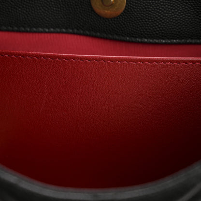 Chanel Caviar Quilted Wavy CC Hobo Black 11 of 11