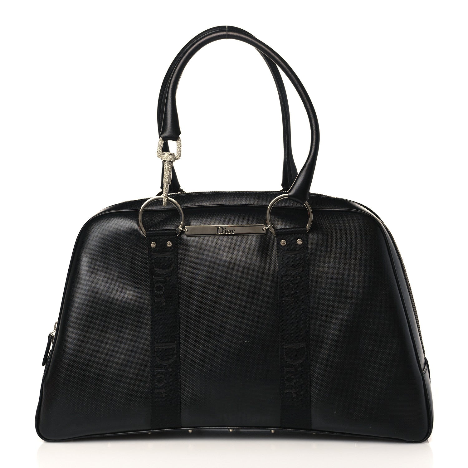 Christian Dior Coated Canvas Hardcore Bowler Black 1 of 9