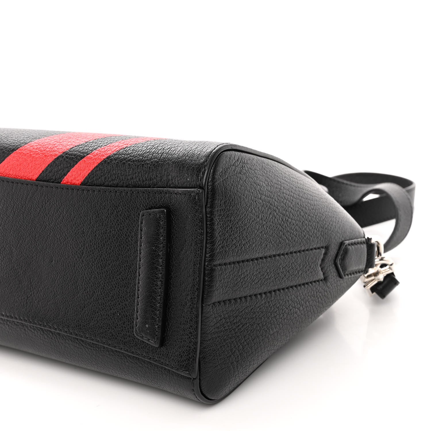 Givenchy Sugar Goatskin Striped Mini Antigona Black 9 of 10