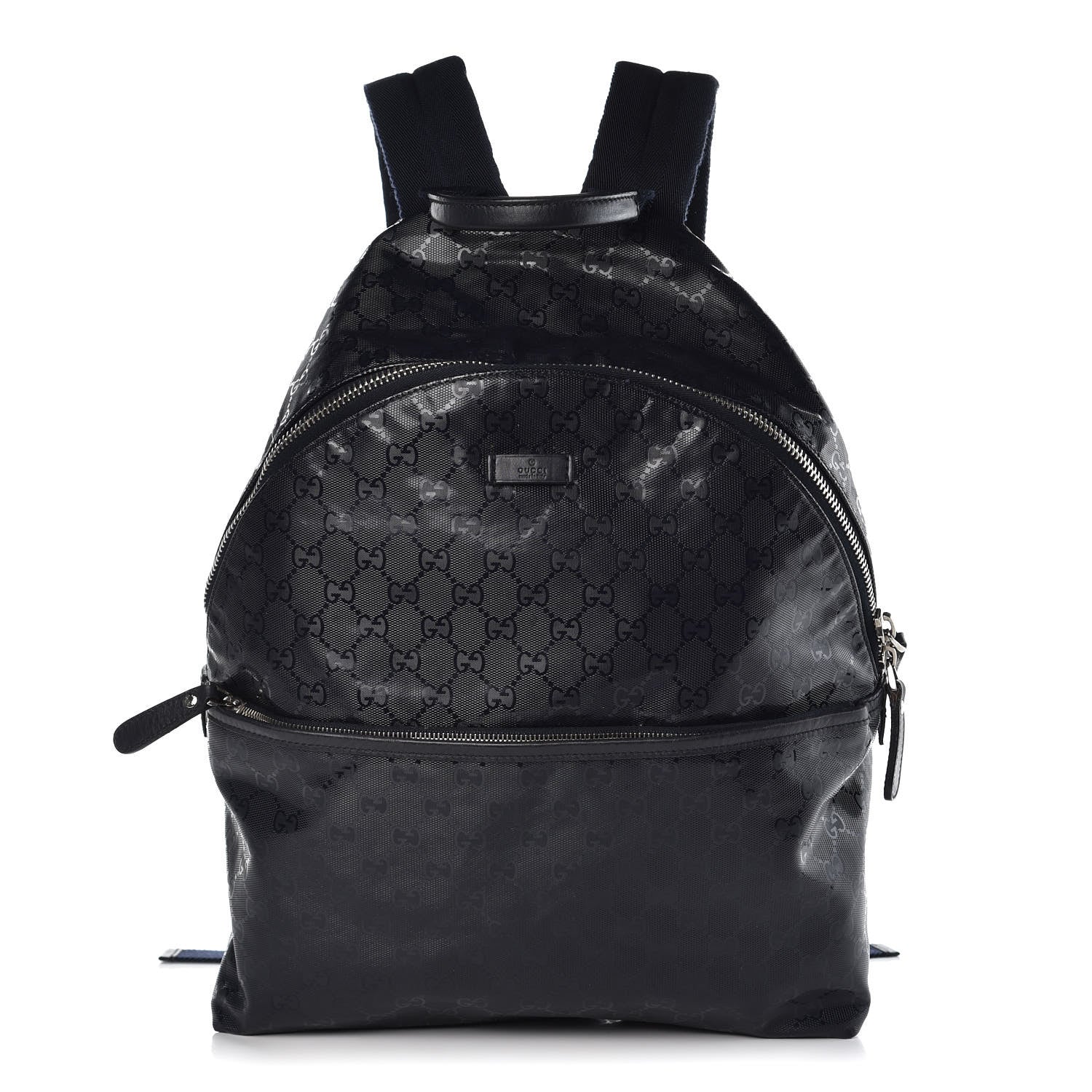 Gucci Imprime Monogram Medium Classic Backpack Navy 1 of 7