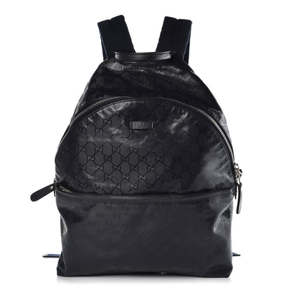 Gucci Imprime Monogram Medium Classic Backpack Navy 1 of 7