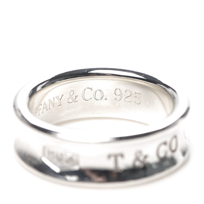 Tiffany Sterling Silver 1837 Band Ring 54 7 5 of 5