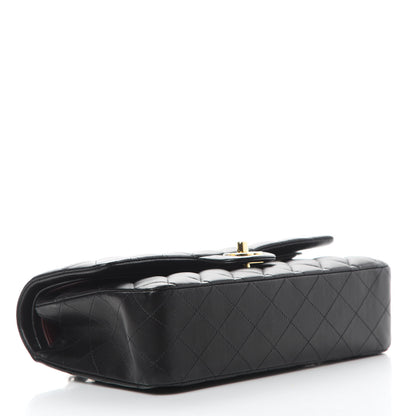 Chanel Lambskin Quilted Medium Double Flap Black 4 of 13