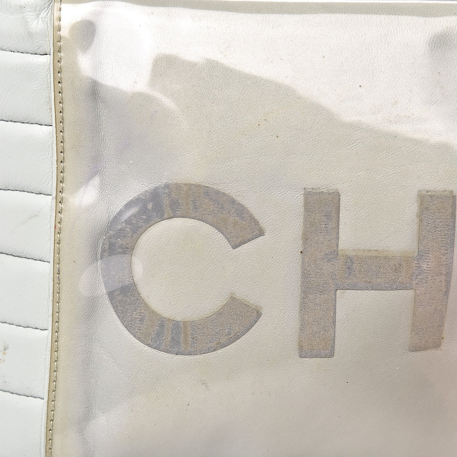 Chanel Lambskin Vertical Quilted Large Mademoiselle Tote Light Green 9 of 23