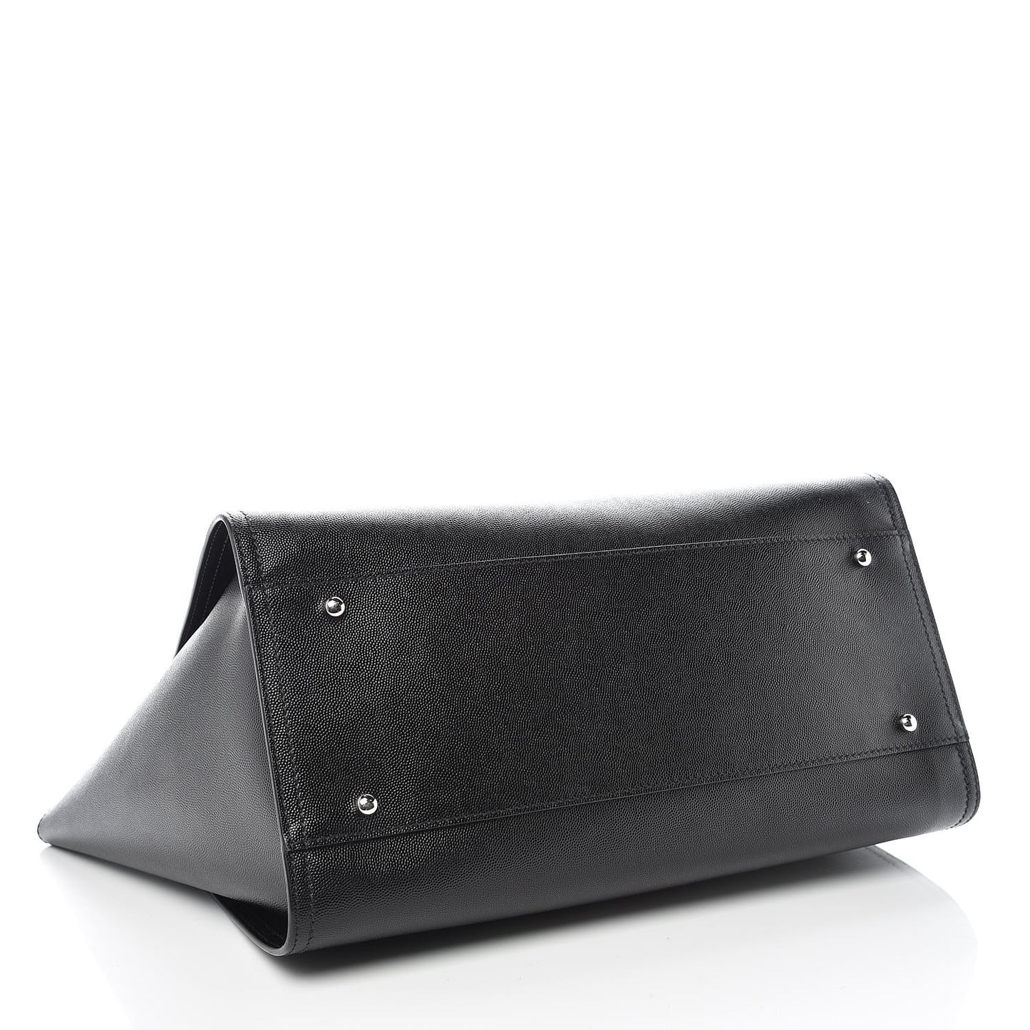Caviar Medium Studded Deauville Tote Black