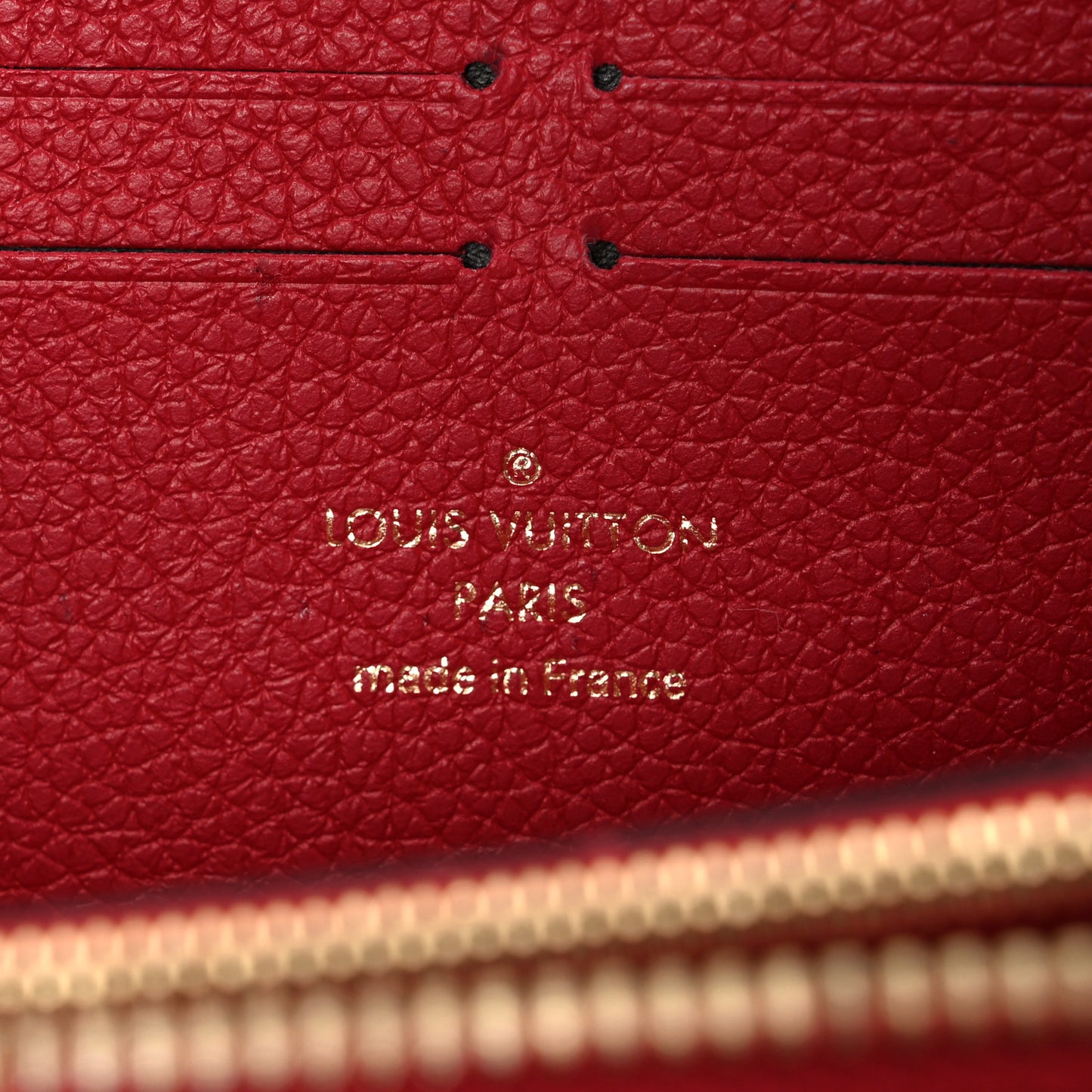 Empreinte Clemence Wallet Scarlet