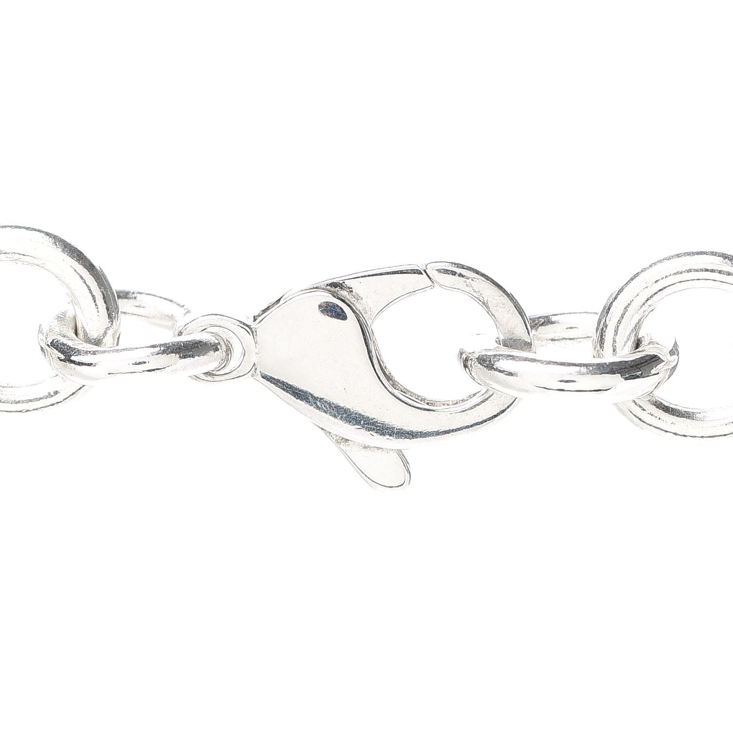 Tiffany Sterling Silver Notes Heart Tag Necklace 4 of 5