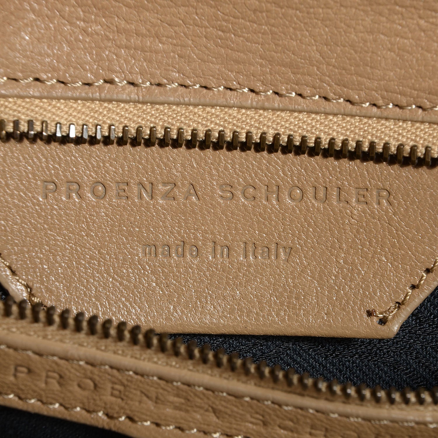 Proenza Schouler Lambskin PS1 Large Satchel Stone 4 of 15