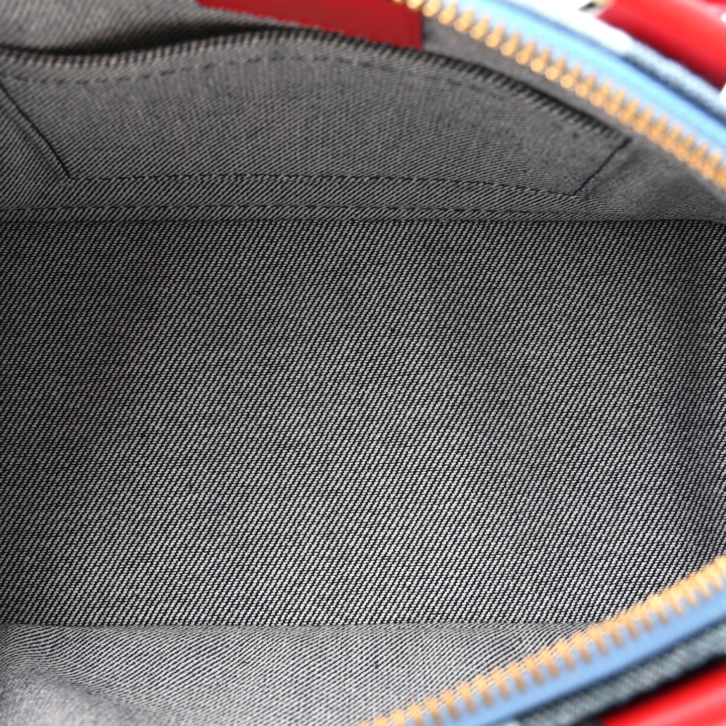 Denim Damier Monogram Patchwork Alma BB