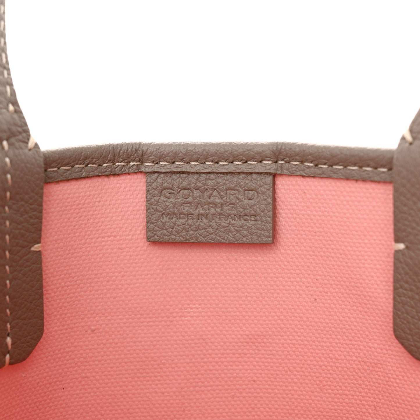 Goyardine Poitiers Claire Voie Tote Grege Powder Pink