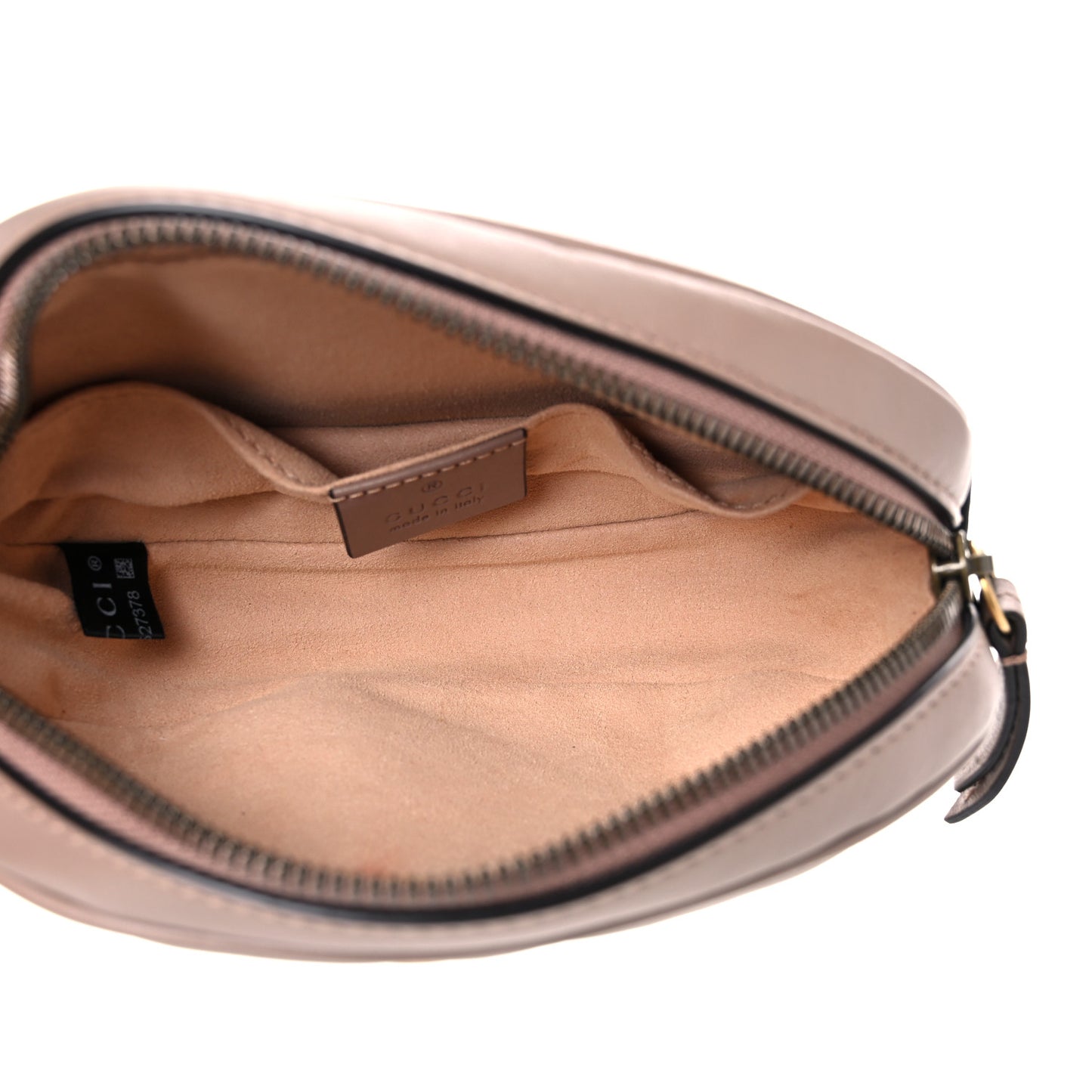 Calfskin Matelasse GG Marmont Belt Bag 95 38 Porcelain Rose