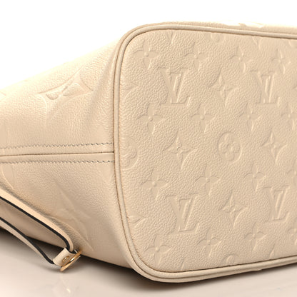 Louis Vuitton Empreinte Monogram Giant Neverfull MM Cream 8 of 9