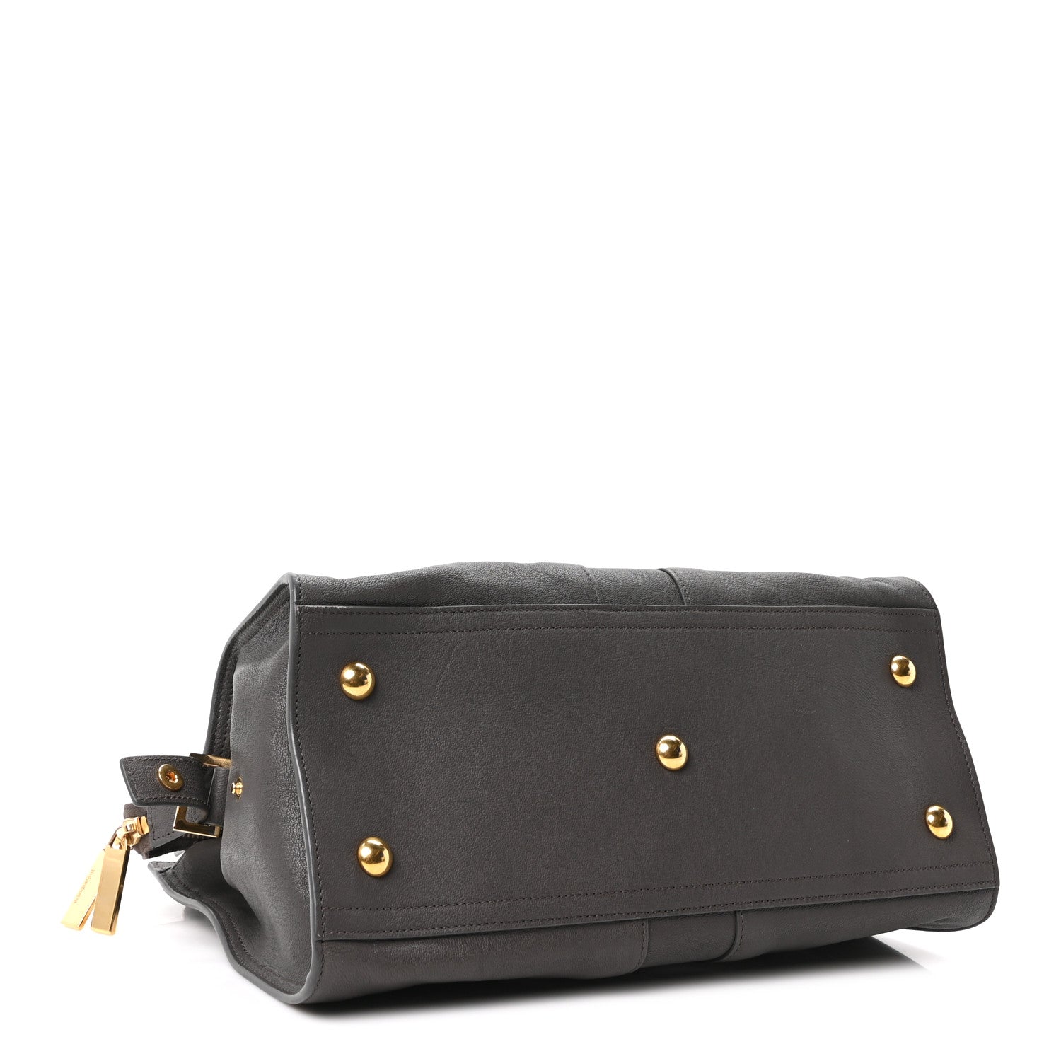 Saint Laurent Sheepskin Medium Cabas ChYc Grey 3 of 9