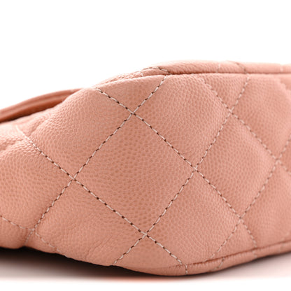 Chanel Caviar Quilted Small Wavy CC Hobo Coral 9 of 12