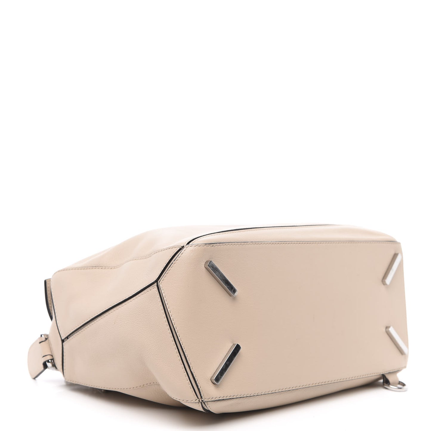 Calfskin Medium Puzzle Bag Light Oat