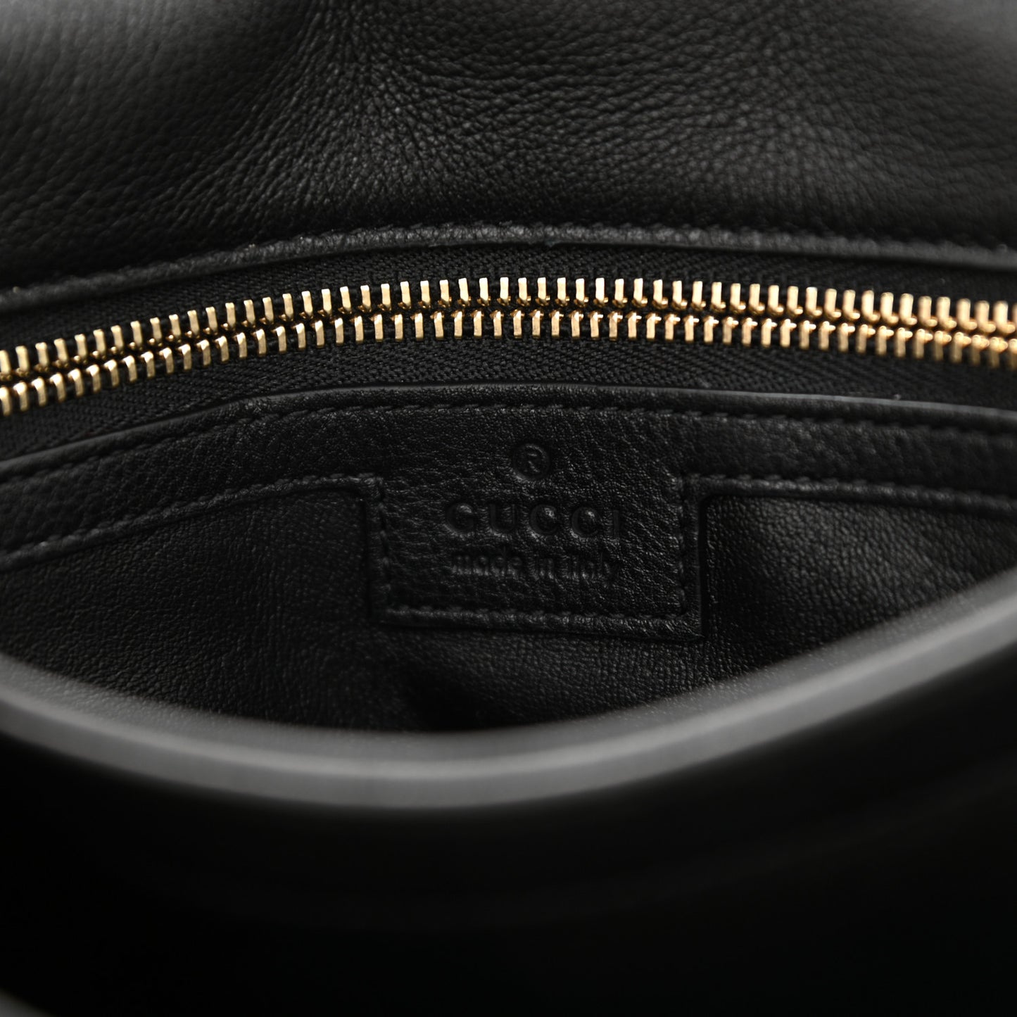 Roxy Calfskin Web Medium Blondie Shoulder Flap Bag Black