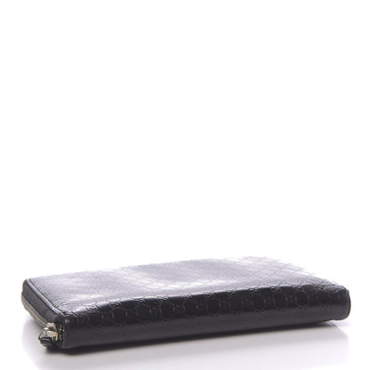 Gucci Microguccissima Zip Around Organizer Wallet Black 4 of 8