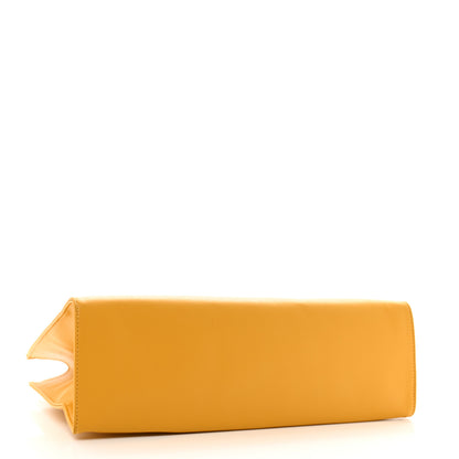 Telfar Vegan Leather Medium Shopping Bag Yellow 4 of 13