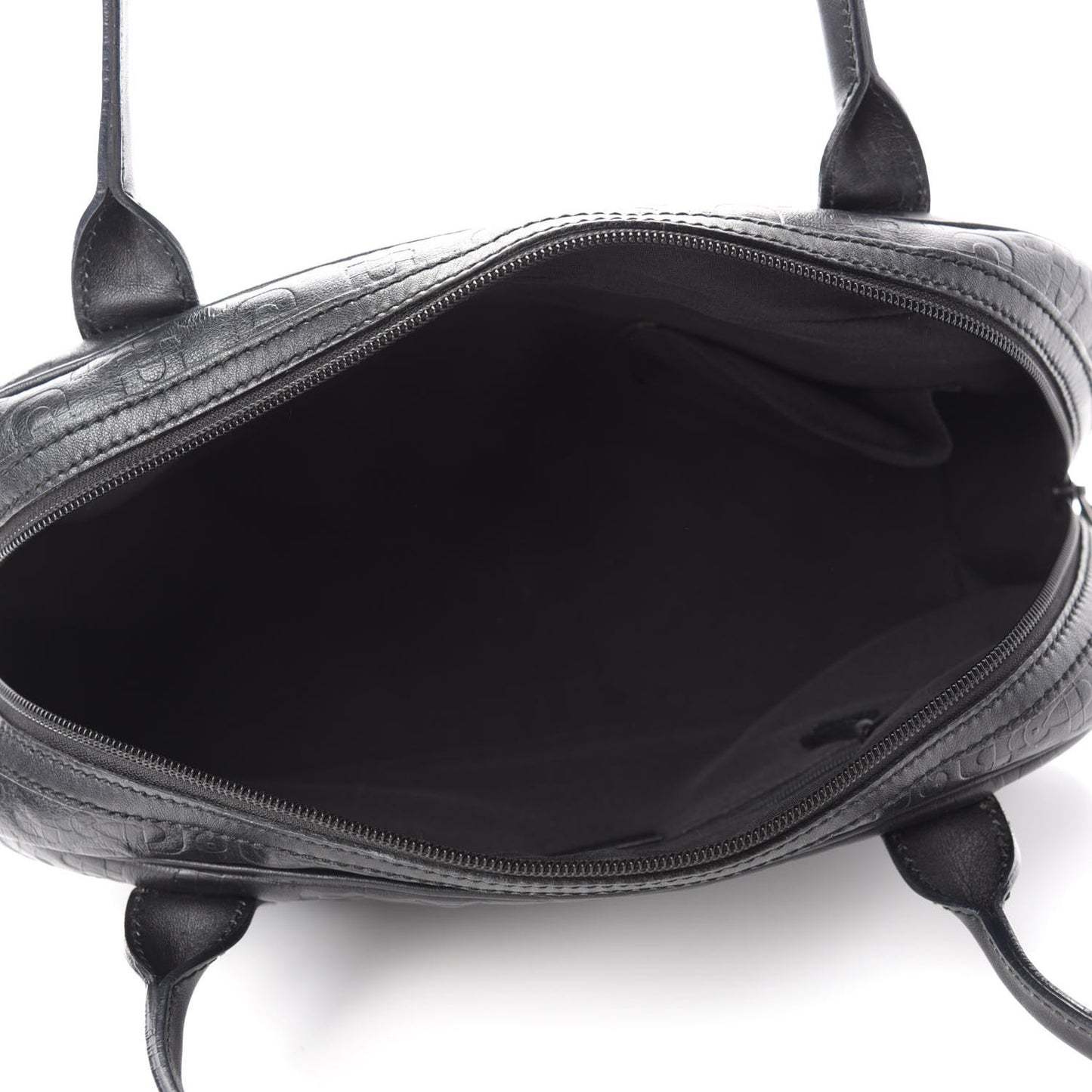 Calfskin Horsebit Embossed Princy Boston Black