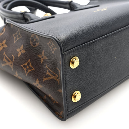 Louis Vuitton Calfskin Monogram On My Side PM Black 15 of 17