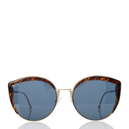 Fendi Metal Acetate F is Fendi FF Cat Eye Sunglasses FF 0290/S Blue Havana 2 of 7