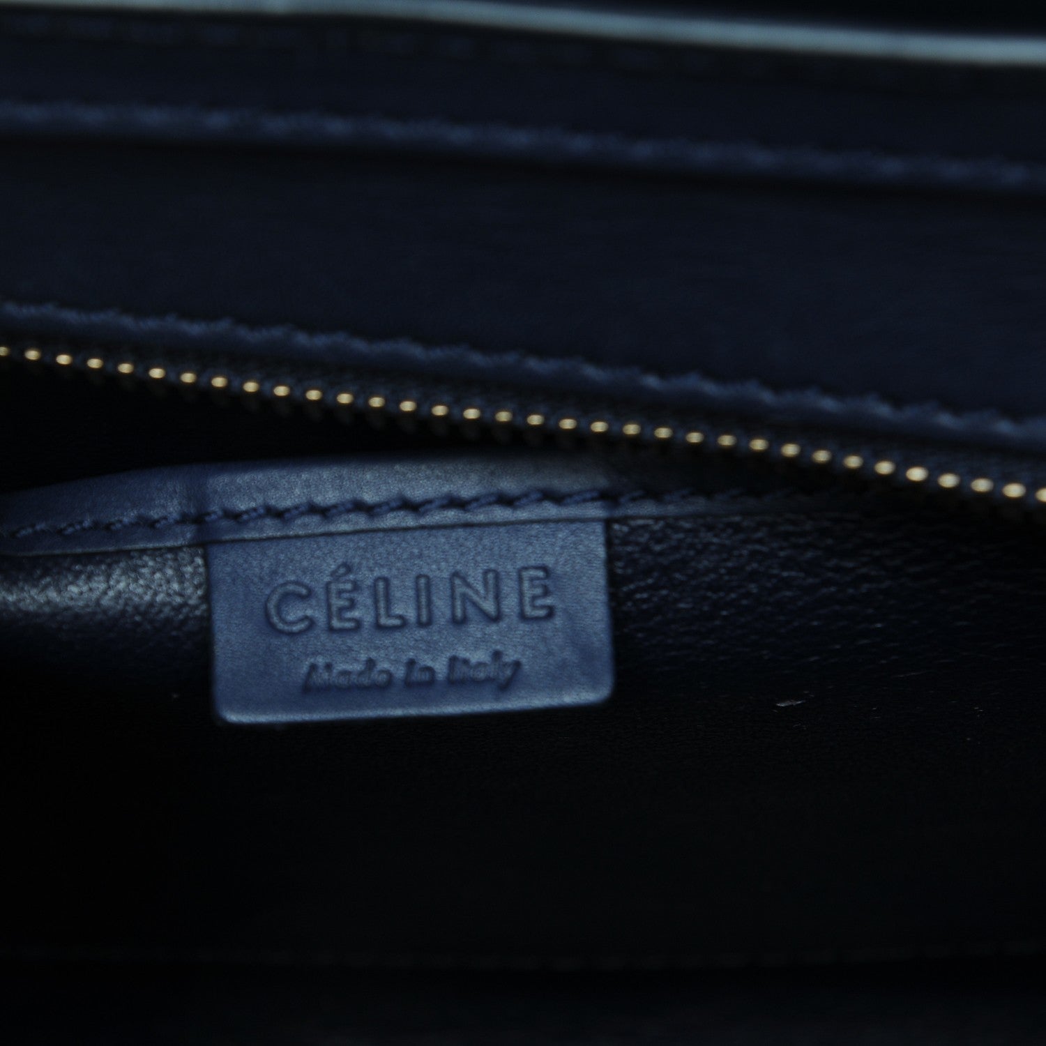 Celine Smooth Calfskin Nano Luggage Ink 6 of 7