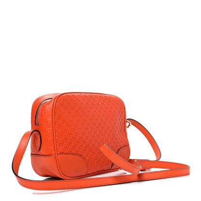 Gucci Soft Microguccissima Mini Bree Messenger Bag Sun Orange 3 of 11