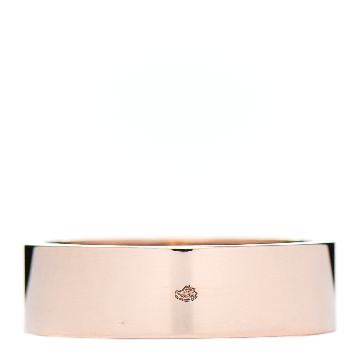 Hermes 18K Rose Gold Diamond PM H D'Ancre Ring 53 6.25 3 of 5