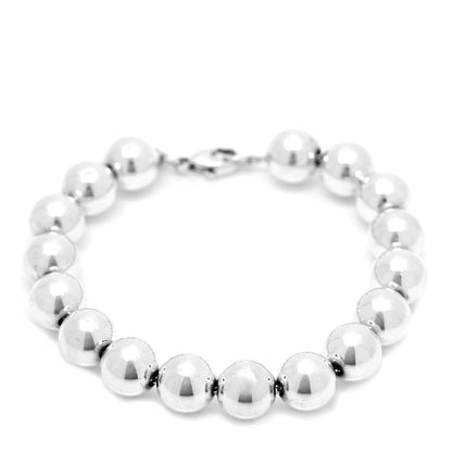 Tiffany Sterling Silver 10mm HardWear Ball Bracelet 1 of 5