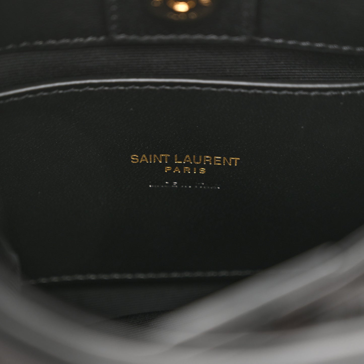 Lambskin Quilted Monogram Sade Hobo Black