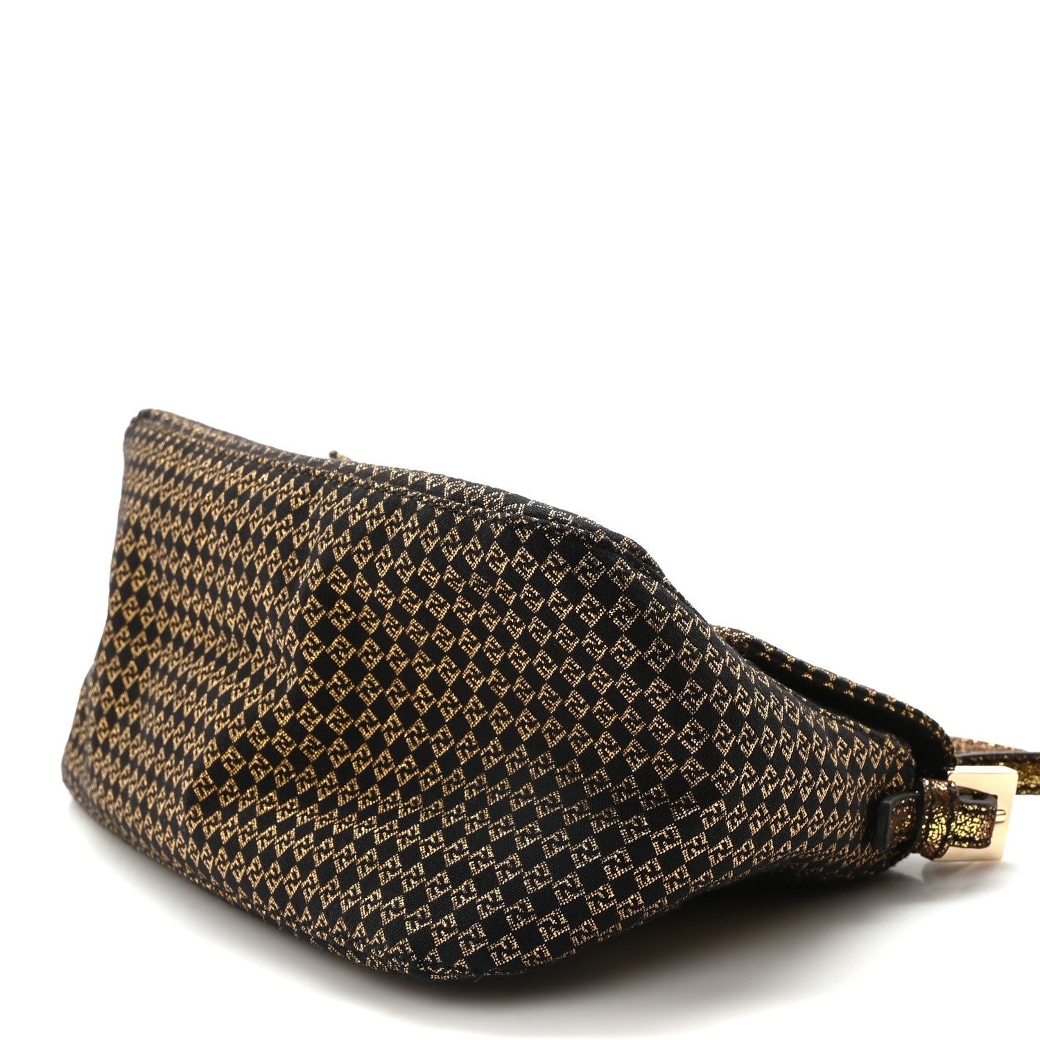 Fendi Micro Zucchino Forever Mini Mama Baguette Black Gold 10 of 10
