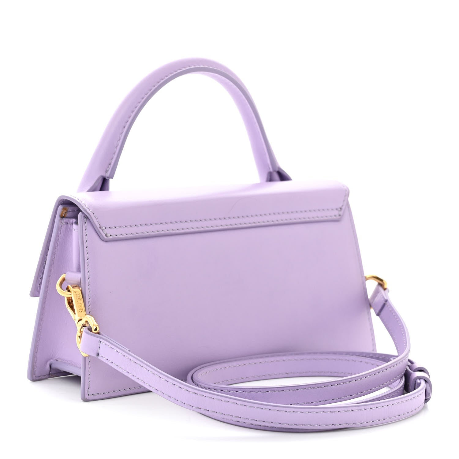 Jacquemus Smooth Calfskin Le Chiquito Long Lilac 3 of 13