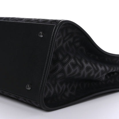 Telfar Monogram Jacquard Large Shopping Bag Black 8 of 8