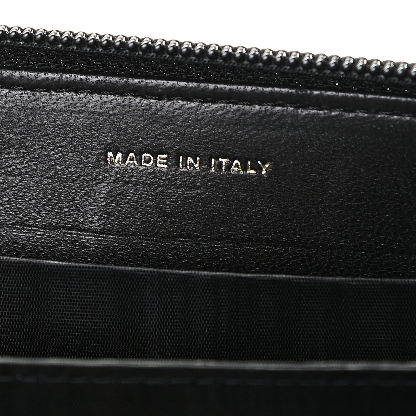 Caviar Large Timeless CC Zip Around Wallet Black